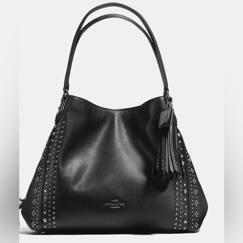 Coach Edie 31 Bandana Rivets purse